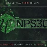 Element 3D SHATTER LOGO OPENER After Effects NPS3D