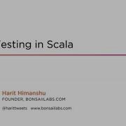 Scala Skills Unit Testing In Scala Course Preview