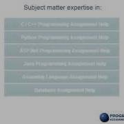 Programming Assignment Experts