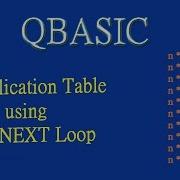 14 Tutorial On Print Multiplication Table Using FOR NEXT Loop QB By Technical School