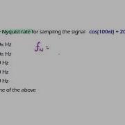 PS5 Sampling Rate For A Clamped Sinusoids
