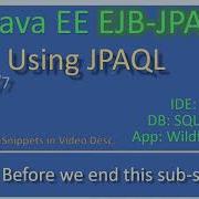 Entity JPA Query Part 7 Select Column S JavaEE EJB JPA Tutorials 31