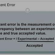 Density And Percent Error Notes