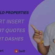 UITextfield Properties Smart Insert Smart Dashes And Smart Quotes