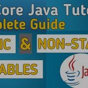 Static And Non Static Variables In Java Core Java Creative Java Programming