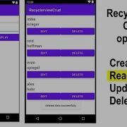 Android Studio CRUD RecyclerView CRUD Operation 2 Display SQLite Data In RecycleView
