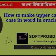 How To Make Upper Case Lower Case In Word In Oracle Form