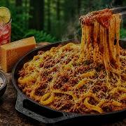 Fresh Pasta Over An Open Fire Rustic Outdoor Cooking