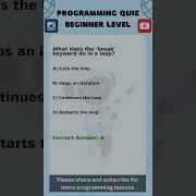 Programming Quiz Beginner Level Python AI Machine Learning Data Science Coding Gen AI