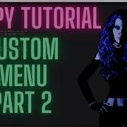 Ren Py Tutorial Custom Menu Part 2