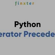 Python Operator Precedence Simple Guide