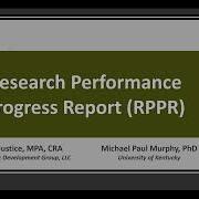 Как подготовить отчет о ходе работы для NIH NIH Progress Report RPPR