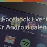 Add Facebook Events To Your Android Calendar