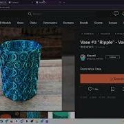 Design Your Own Ripple Vase With Codeblocks