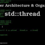 C Std Thread Introduction