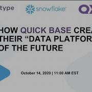 How QuickBase Created Their Data Platform Of The Future