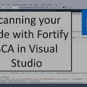 Scanning Your Code With Fortify Static Code Analyzer In Visual Studio 2019