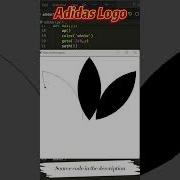 Adidas Logo Python Turtle Graphics Drawing