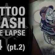 How To Paint Tattoo Flash Tattoo Flash Time Lapse 4 Bloodborne Doll Part 2 2