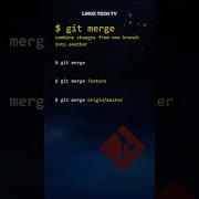16 Git Tutorials Git Merge Command LinuxTechTV Pro Git