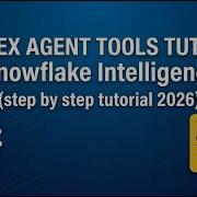 Add Cortex Analyst Search Service Custom Tools UDF Procedure To Snowflake AI Agent In 9 Mins