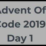 Advent Of Code 2019 Day 1