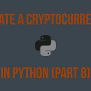 Python Cryptocurrency Part 8 User Login