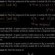 Linear Algebra 10 13 Cryptography