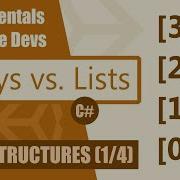 Data Structures For Game Devs Arrays Vs Lists Unity Tutorial Part 1