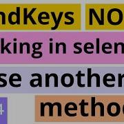 Send Keys Not Working Use Actions Class To Send Data In Selenium Actions Class Selenium Ninja