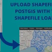 UPLOAD SHAPEFILE TO POSTGIS WITH THE SHAPEFILE LOADER