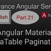 Advance Angular Tutorials Angular Material DataTable Pagination Angular Material DataTable