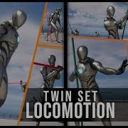 Mage Staff Earth Fire TWIN SET Locomotion