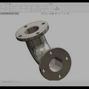 Pipe With Flange In SolidWorks SolidWorks Tutorial How To Make Elbow Flange SolidWorks