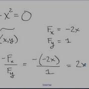 Implicit Differentiation With Multi Variable Equations