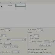 Texmaker Tabular Wizard