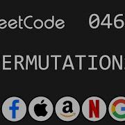 Permutations Leetcode 46 Python