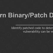 Modern Binary Patch Diffing