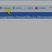 PHP Tutorials File In A Directory