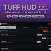 Free Fivem Tuff Advance Hud QB QBOX ESX Standalone
