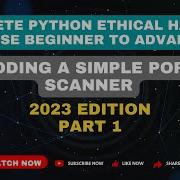Python Ethical Tutorial Coding A Simple Port Scanner Python