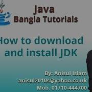 Java Bangla Tutorials 2 How To Download And Install JDK