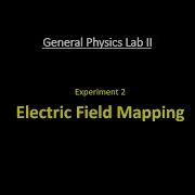 Lab 2 Electric Field Mapping
