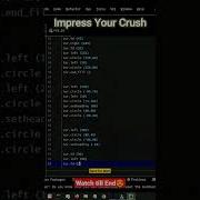Impress Your Crush By This Code Wait For Results Coding Shorts Trending Viral Viralvideo
