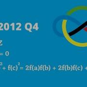 International Math Olympiad 2012 Q4 A Long Functional Equation From The IMO