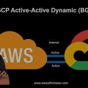 Мультиоблачная среда настройка активного динамического VPN BGP между AWS и GCP