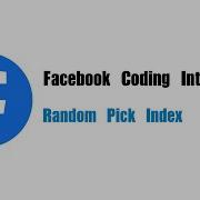 Facebook Coding Interview Question Leetcode 398 Random Pick Index