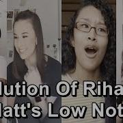 PENTATONIX People Reacting To Matt S Low Note In Evolution Of Rihanna