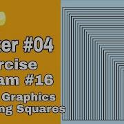 Starting Out With Python Chapter 4 Exercise Program 16 Nested Loops To Draw Repeating Square Pattern
