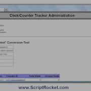 Conversion Rate Testing With Click Counter Tracker By ScriptRocket Com